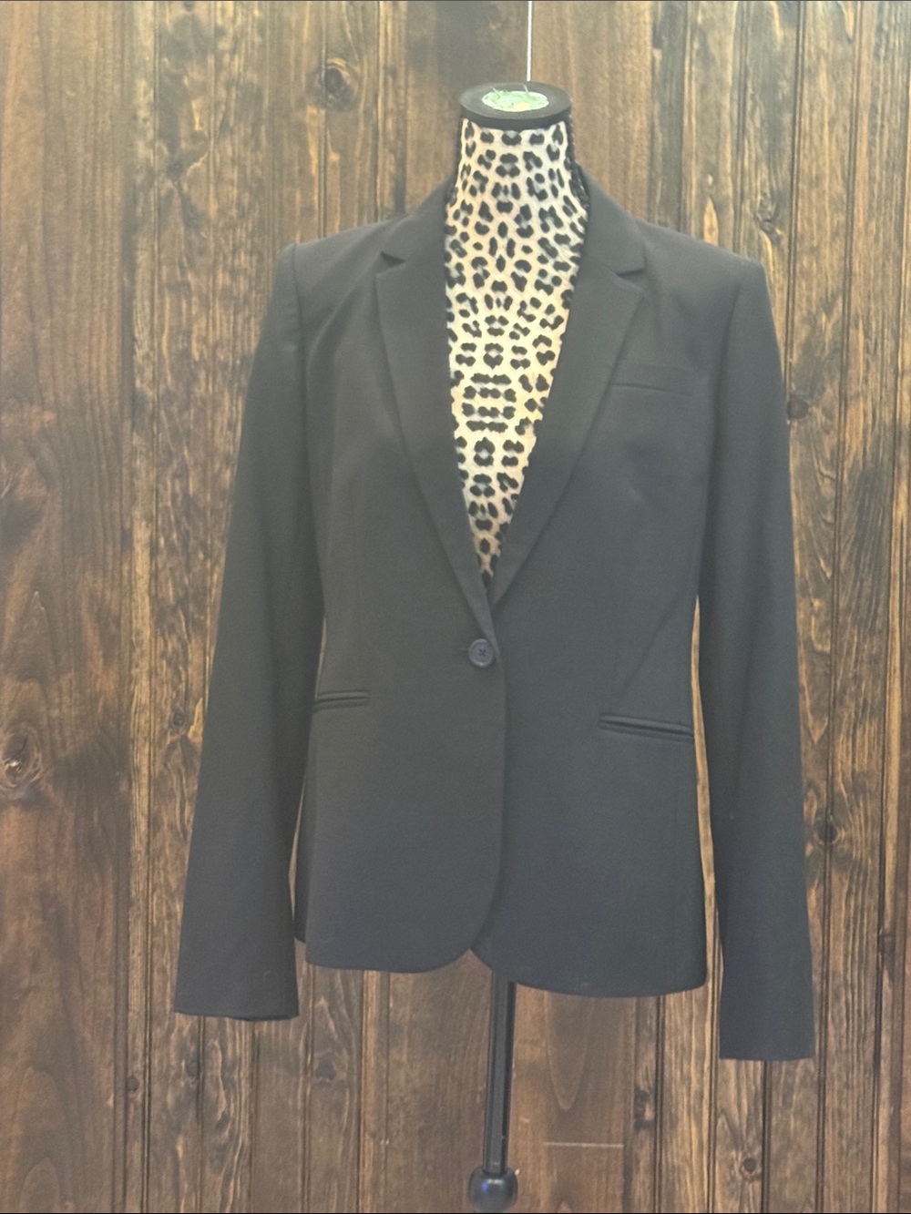 J. Crew Black Single-Button Tailored Blazer (Women's)